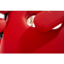 Masszázságy , kozmetikai ágy. 2 részes , Hordozható. Piros  színű.