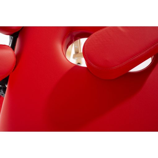 Masszázságy , kozmetikai ágy. 2 részes , Hordozható. Piros  színű.